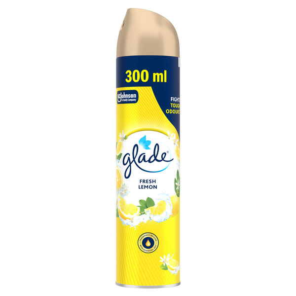 Odorizante - GLADE ODORIZANT SPRAY LEMON  AEROSOL 300 ML, deterlife.ro