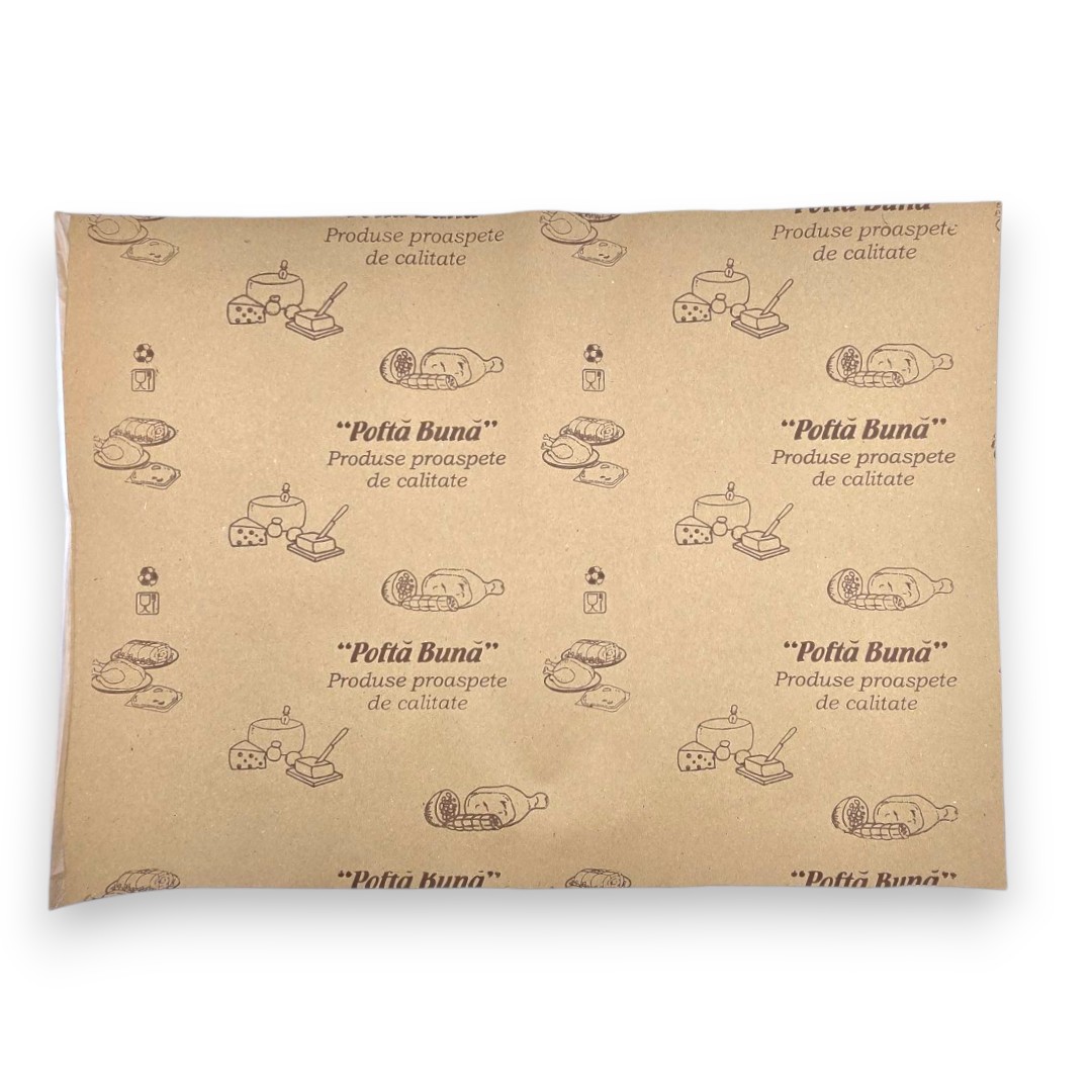 Auxiliare catering - HARTIE NATUR CU PE 37X50 CM 10KG/BAX FANTEZIA, deterlife.ro
