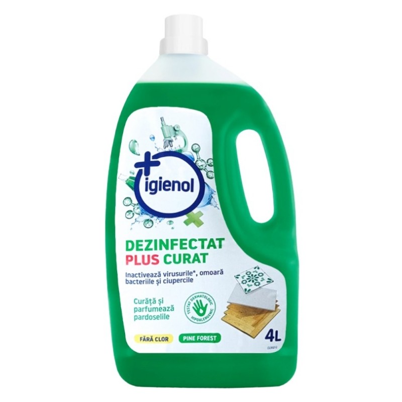 Dezinfectanti suprafete - IGIENOL DEZINFECTANT UNIVERSAL 4 L VERDE PINE FOREST, deterlife.ro