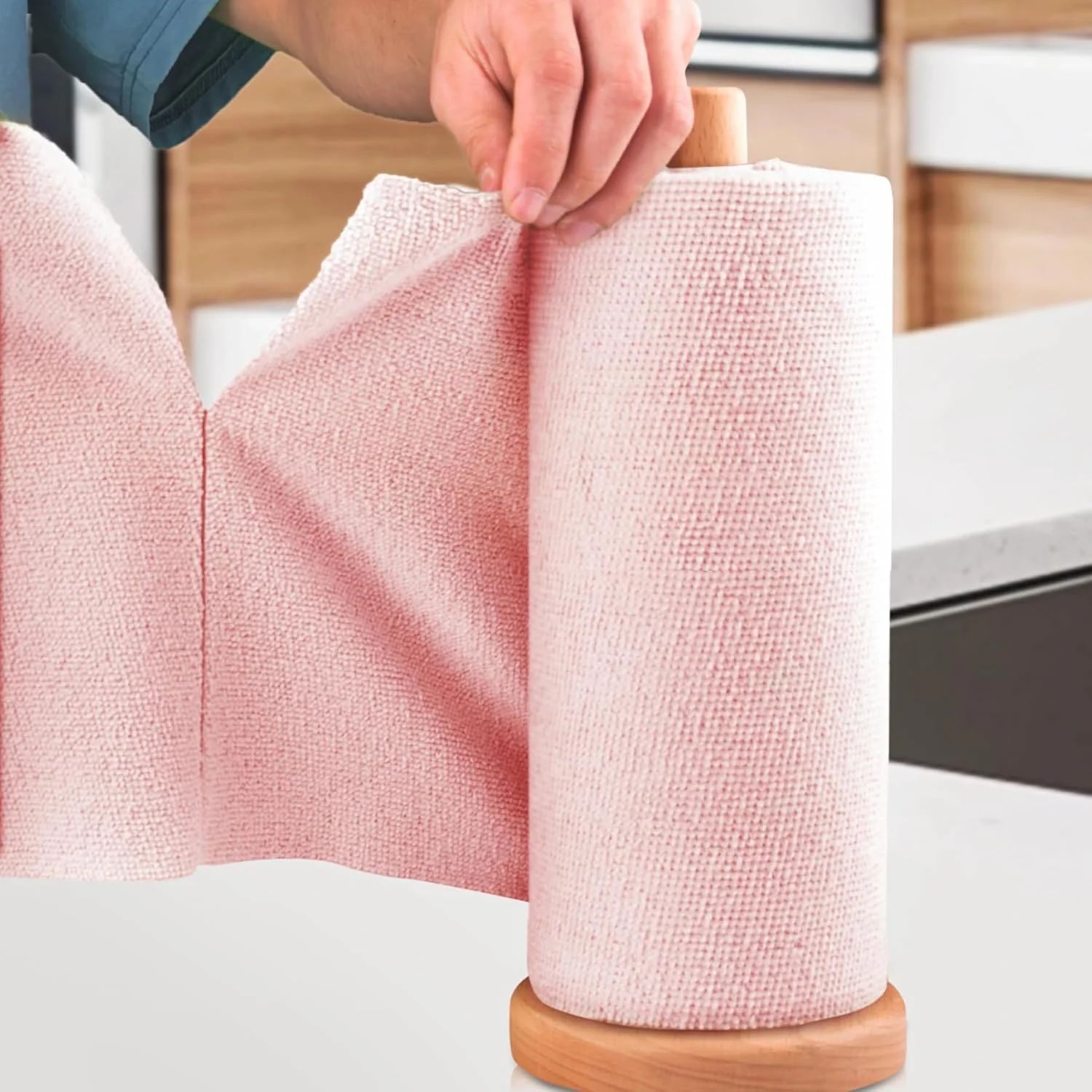 Lavete profesionale - LAVETA MICROFIBRA PROFI ROSIE 30X30 CM 50 buc/rola, deterlife.ro