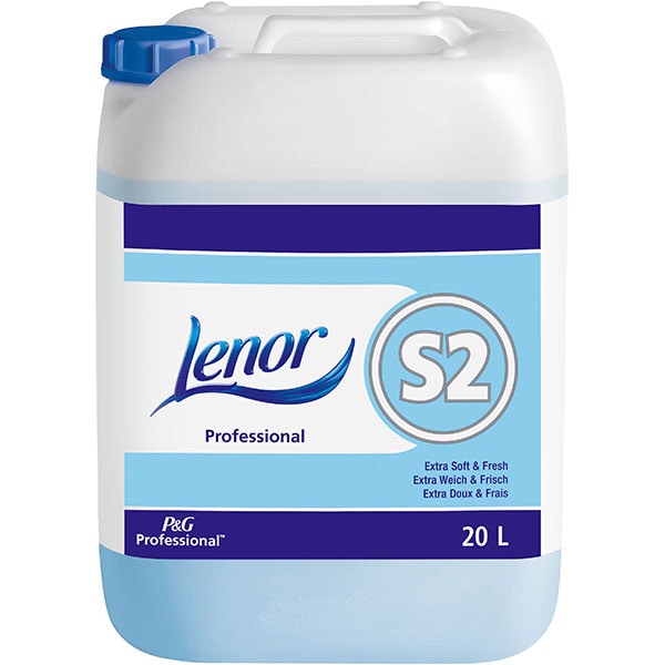 Detergent si balsam rufe - LENOR S2 EXTRA SOFT FRESH 20 LT, deterlife.ro