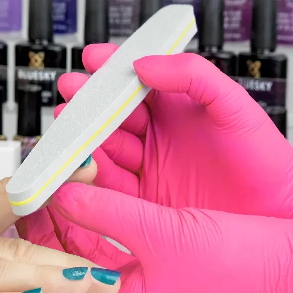 MERCATOR MANUSI NITRYLEX MAGENTA 100 BUC/SET M, [2],deterlife.ro