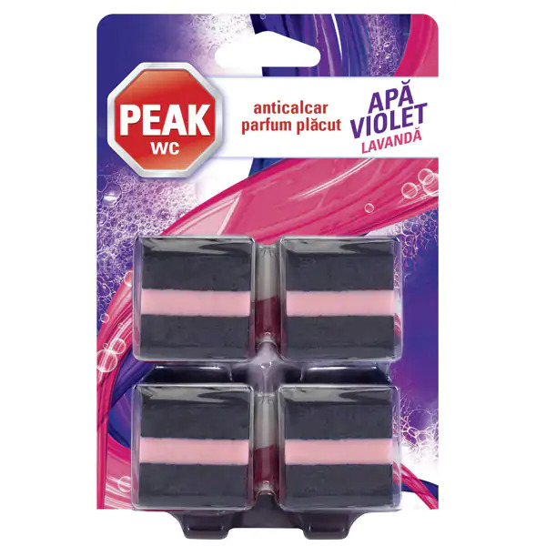 Odorizante wc - PEAK WC TABLETE 4X50 GR LAVANDA
, deterlife.ro