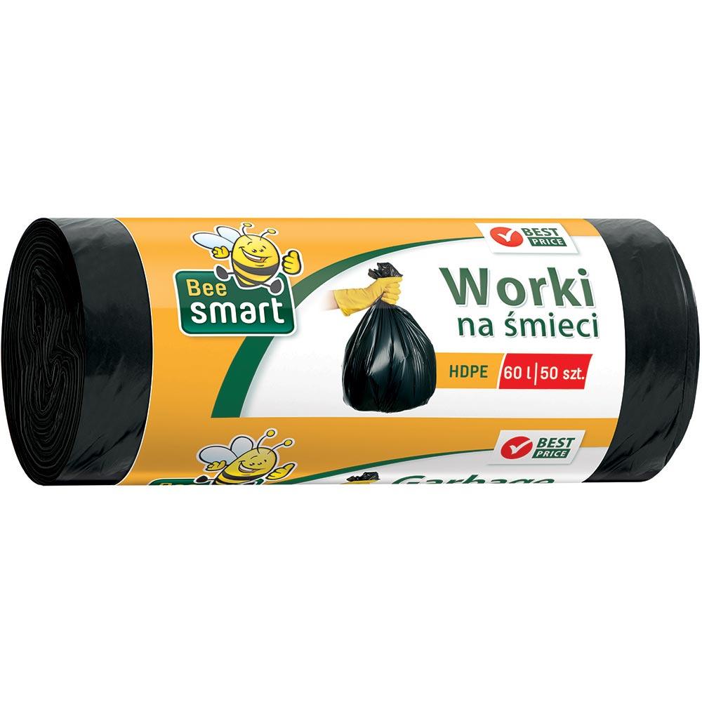 Saci menajeri - SACI MENAJ 60 L NEGRI 50 BUC/ROAL BEE SMART, deterlife.ro