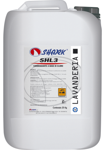 Detergent si balsam rufe - SHL 3 INALBITOR PE BAZA DE CLOR CU EFECT DEZINFECTANT 25 KG SHARK, deterlife.ro