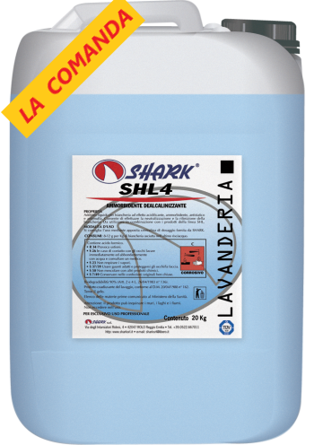 Detergent si balsam rufe - SHL 4 BALSAM ACID, DEALCALINIZANT, INODOR 20 KG SHARK, deterlife.ro