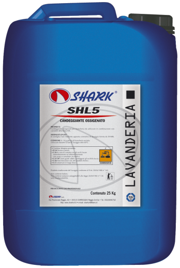 Detergent si balsam rufe - SHL 5 INALBITOR PE BAZA DE OXIGEN, CU EFECT DEZINFECTANT 25 KG SHARK, deterlife.ro