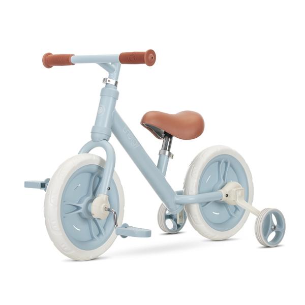 Biciclete - Bicicleta de echilibru 2in1, Energy, include pedale si roti auxiliare, potrivit 2-5 Ani, Blue, bebelorelli.ro