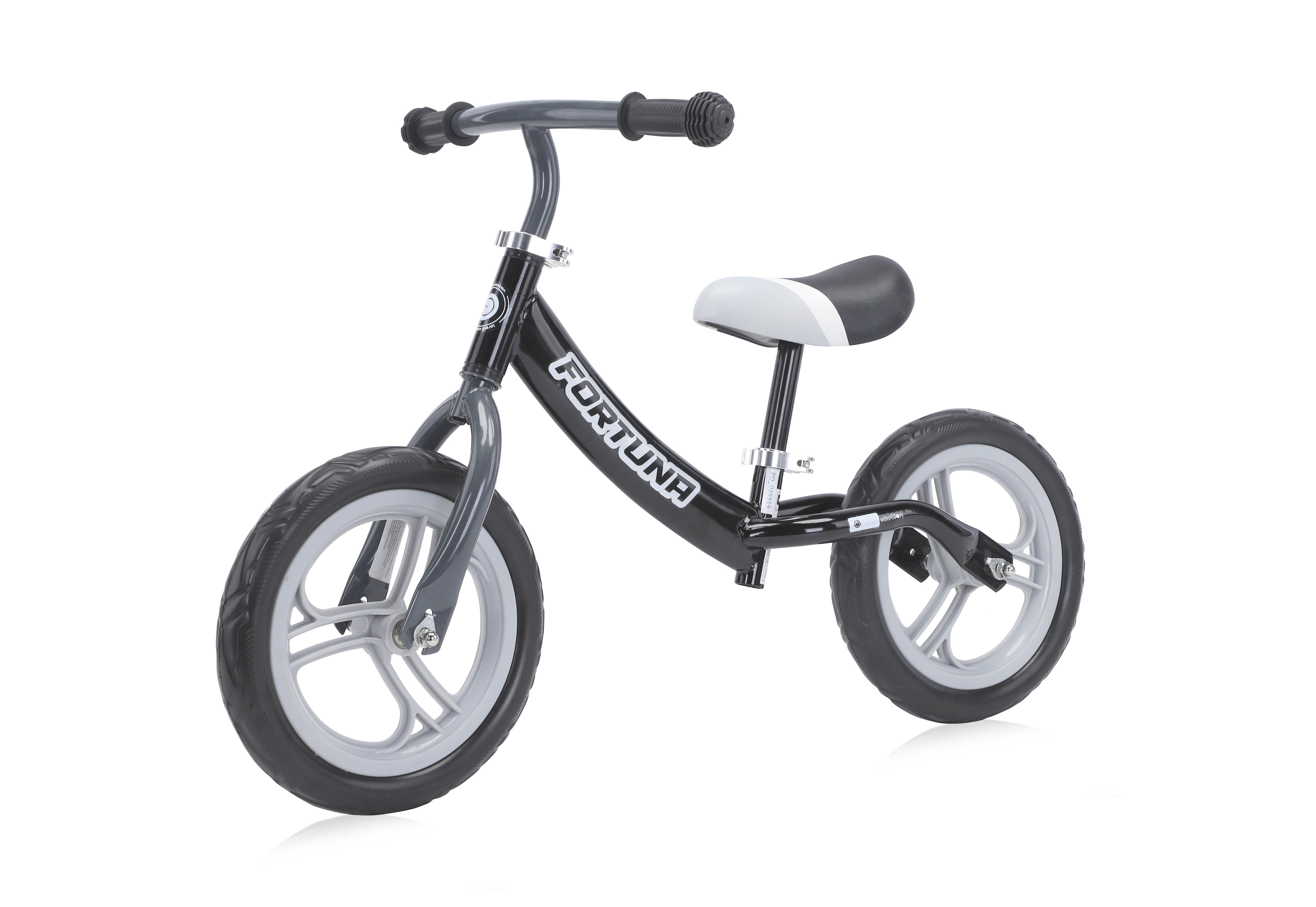 Biciclete - Bicicleta de echilibru, Fortuna, 2-5 Ani, Grey & Black, bebelorelli.ro
