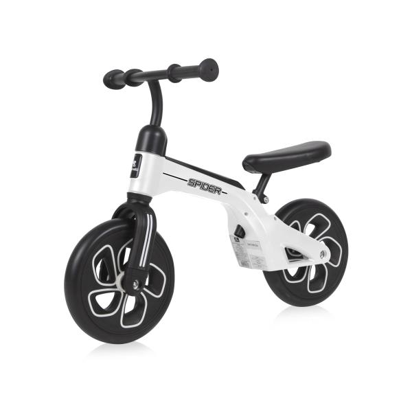 Lichidare de Stoc - Bicicleta de tranzitie 2in1, Spider, fara pedale, roti mari, White, bebelorelli.ro