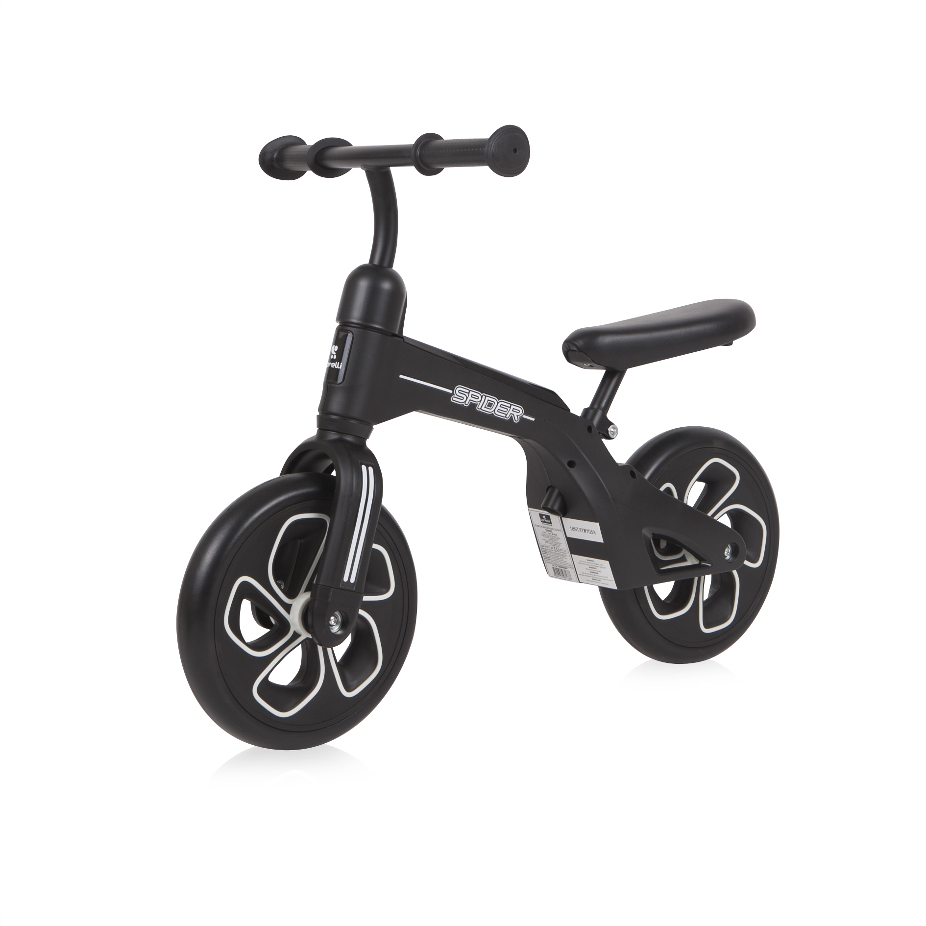 Biciclete - Bicicleta de tranzitie 2in1, Spider, fara pedale, roti mari, Black, bebelorelli.ro