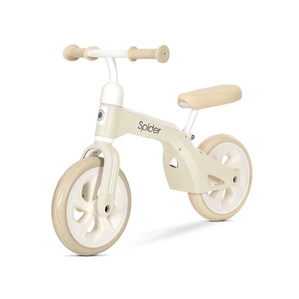 Biciclete - Bicicleta de tranzitie pentru copii, Spider, fara pedale, roti mari, Beige, bebelorelli.ro