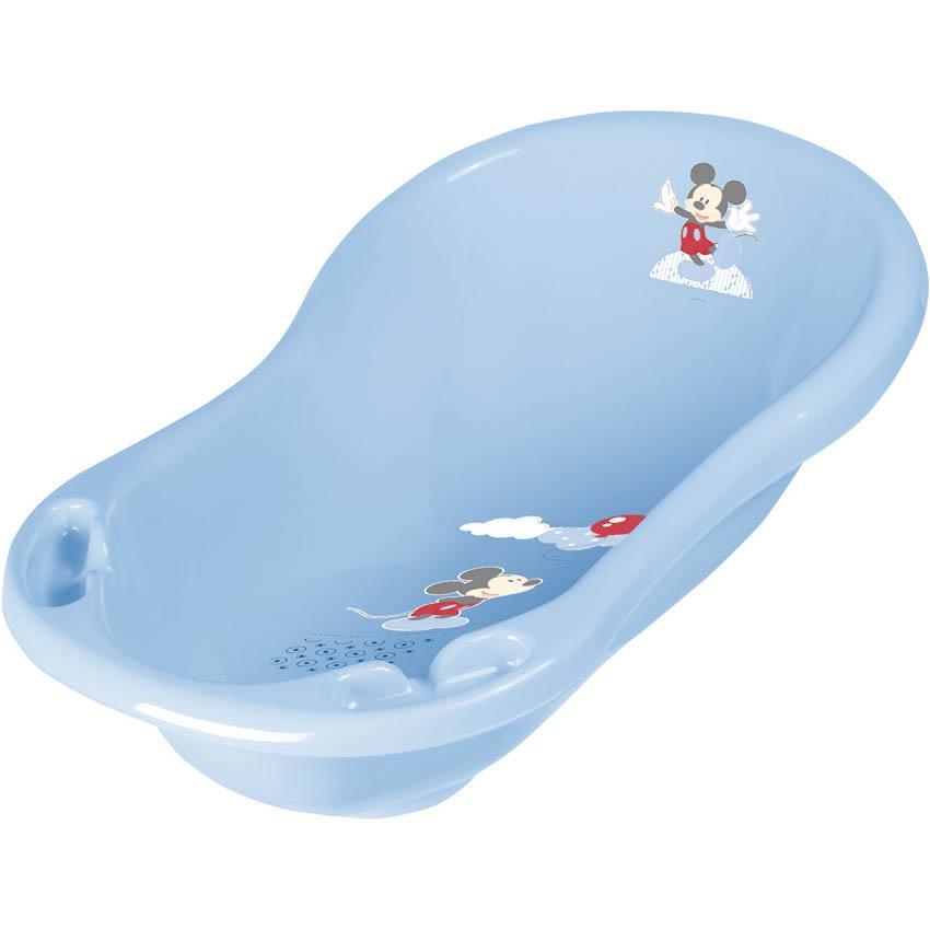 Cadite si suporturi cadite - Cada de baie cu scurgere DISNEY 84 cm Mickey, Light Blue, bebelorelli.ro