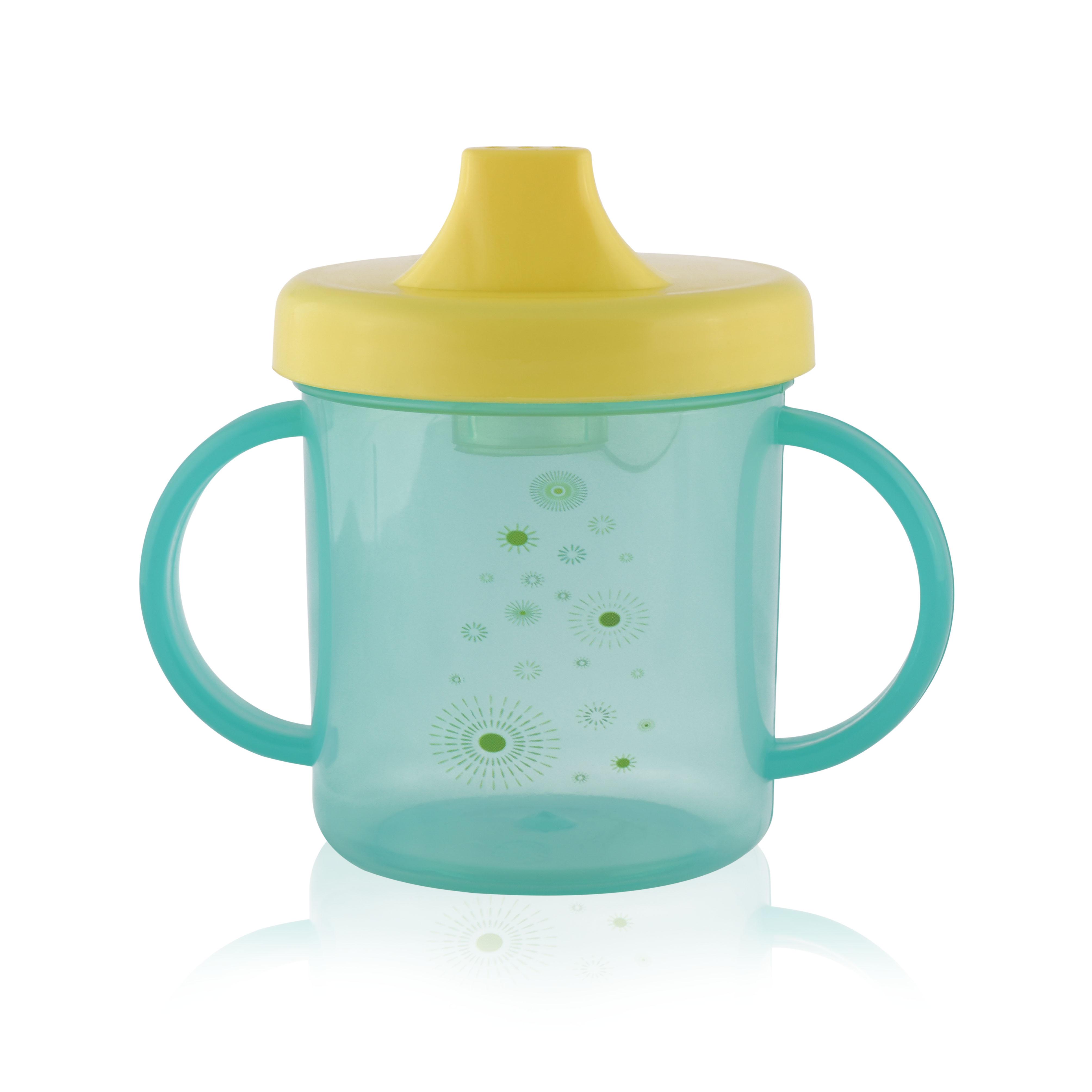 Cana apa bebe - Cana cu manere si cioc, 12 luni+, 210 ml, Green, bebelorelli.ro