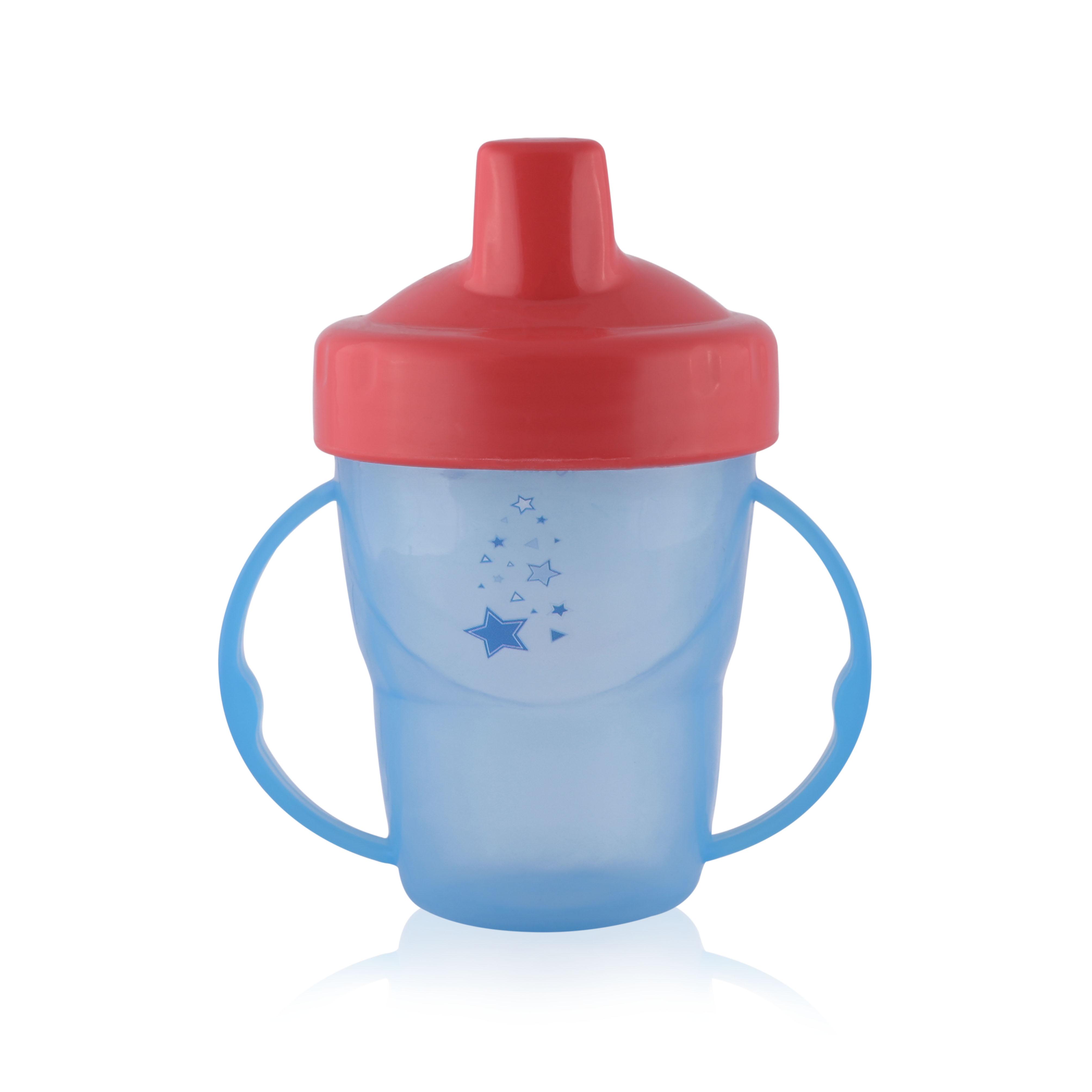 Cana cu manere si cioc, 12 luni+, 210 ml, blue LORELLI