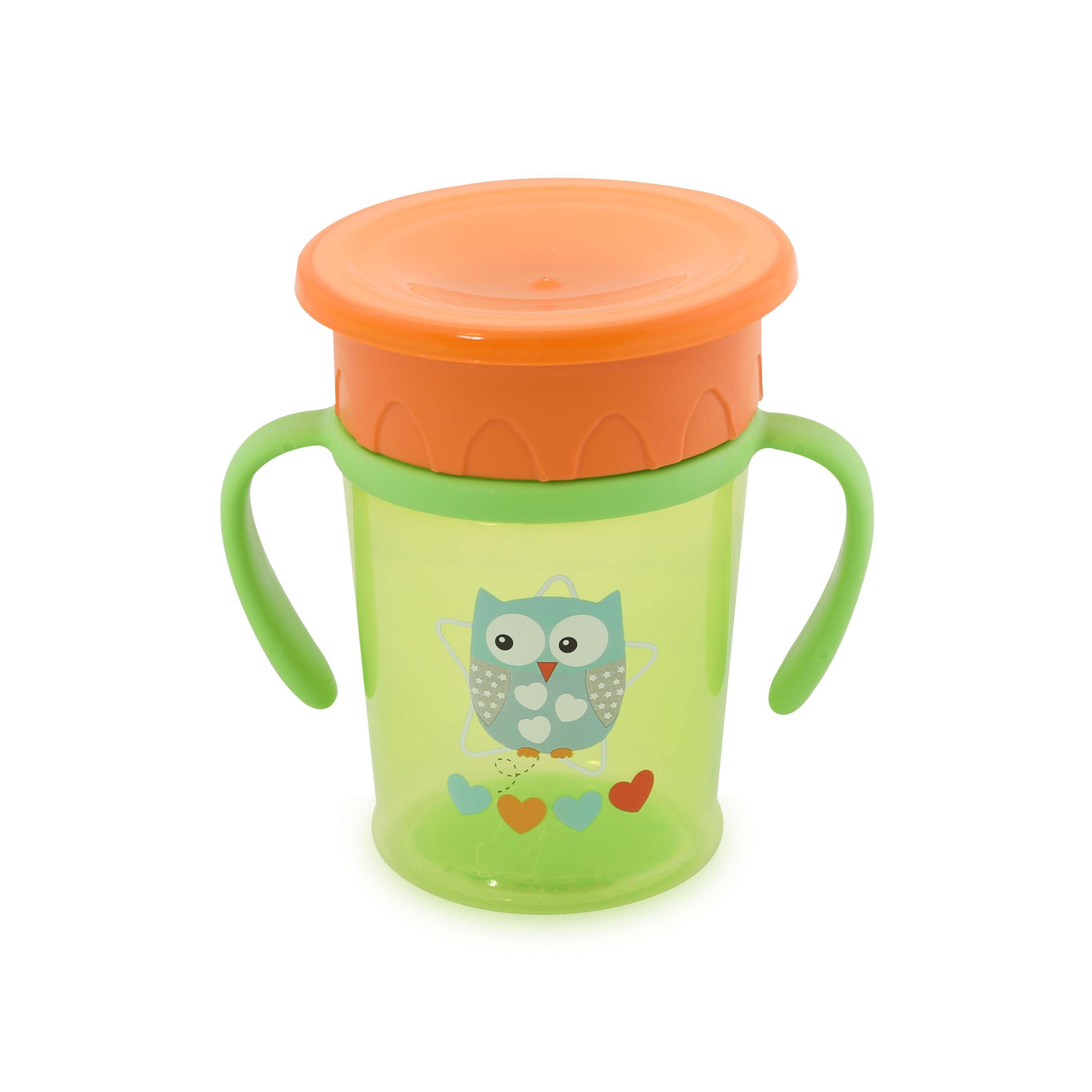 Cana de tranzitie, 12 luni+, 270 ml, all around cup 360 grade, multicolor LORELLI