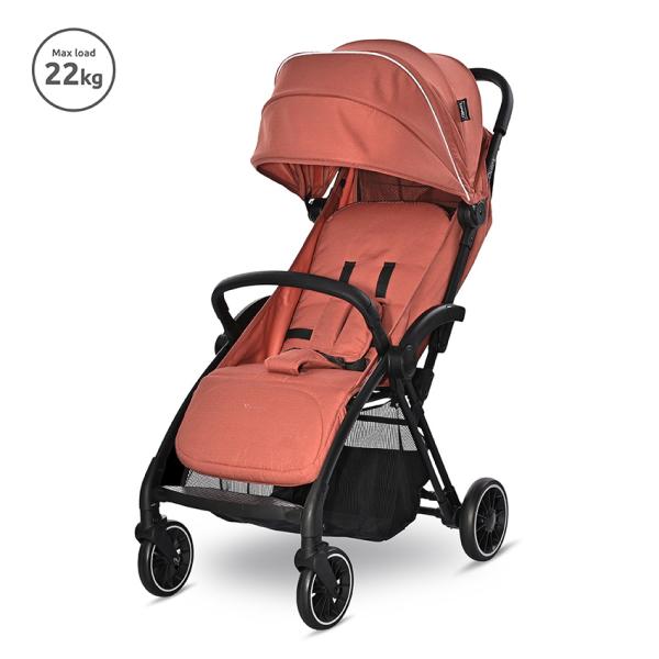 Carucior sport - Carucior sport autofold Quick, de la 0 luni pana la 4 ani, maxim 22 kg, Ginger, bebelorelli.ro