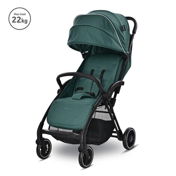 Carucior sport - Carucior sport autofold Quick, de la 0 luni pana la 4 ani, maxim 22 kg, Smoke Pine Verde, bebelorelli.ro