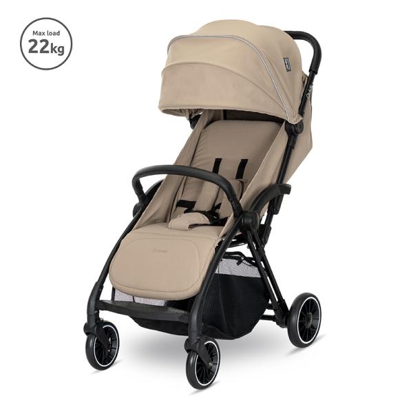 Carucior sport - Carucior sport autofold, Quick, pana la 22 kg, Beige Warm, bebelorelli.ro