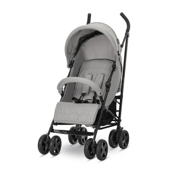 Carucior sport - Carucior sport, Ida, spatar reglabil cu mecanism 3 pozitii, Grey, bebelorelli.ro