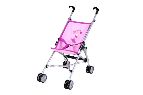 Carucioare papusi si accesorii - Carucior sport pentru papusi, Knorr Toys, Sim, 42 x 27 x 55 cm, 3 Ani+, Princess Pink, bebelorelli.ro