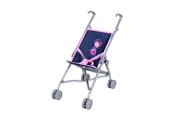 Carucioare papusi si accesorii - Carucior sport pentru papusi, Knorr Toys, Sim, 42 x 27 x 55 cm, 3 Ani+, Princess Blue, bebelorelli.ro