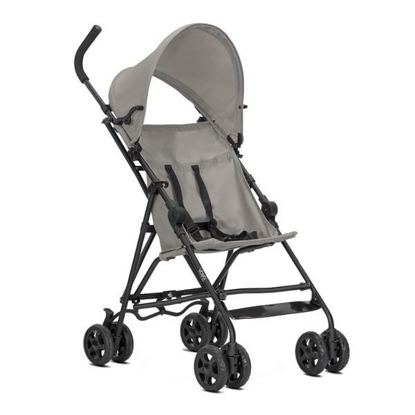 Carucior sport - Carucior sport, Vaya, ultra light, manere ergonomice, roti spate cu frana sincronizata, pana la 22 kg, 6 luni+, Grey, bebelorelli.ro