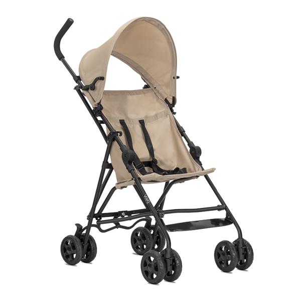 Carucior sport - Carucior sport, Vaya, ultra light, manere ergonomice, roti spate cu frana sincronizata, pana la 22 kg, 6 luni+, Beige, bebelorelli.ro