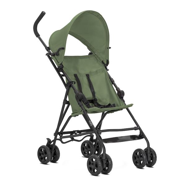 Carucior sport - Carucior sport, Vaya, ultra light, manere ergonomice, roti spate cu frana sincronizata, pana la 22 kg, 6 luni+, Green, bebelorelli.ro