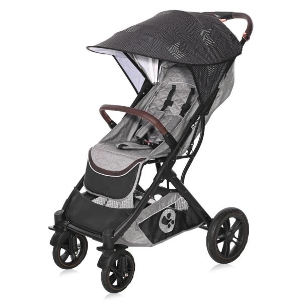 Accesorii carucioare - Copertina pentru carucior, model universal, protectie solara, Lines Black Mint, bebelorelli.ro