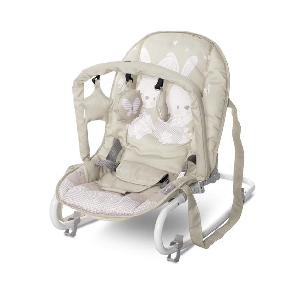 Lichidare de Stoc - Fotoliu balansoar, Eliza, Beige Bunnies, bebelorelli.ro