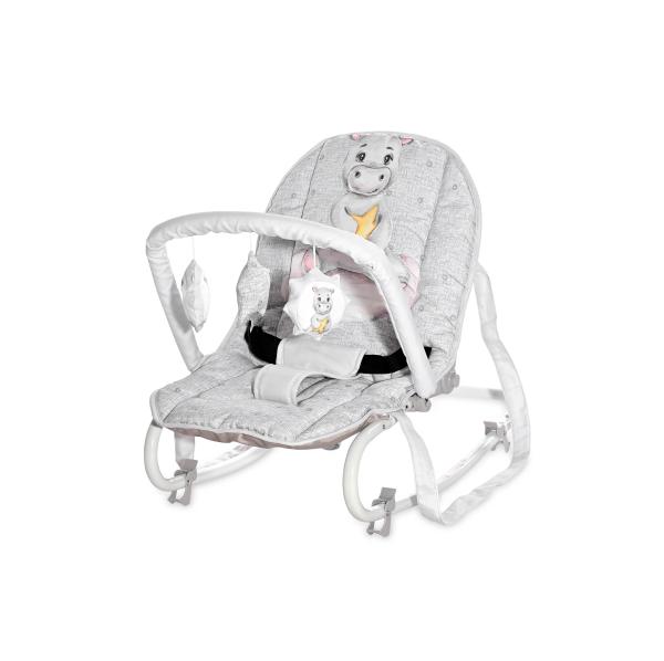 Lichidare de Stoc - Fotoliu balansoar, Eliza, Noble Grey Hippo, bebelorelli.ro