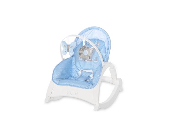 Lichidare de Stoc - Fotoliu balansoar, Enjoy, cu vibratii si muzica, Tender Blue Fun, bebelorelli.ro