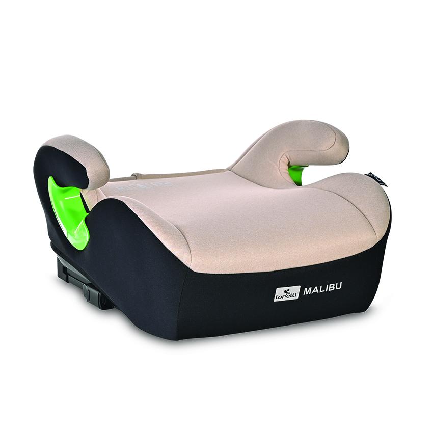i-Size - Inaltator auto, Malibu, Isofix, 125-150 cm, 6-12 ani, Beige, bebelorelli.ro