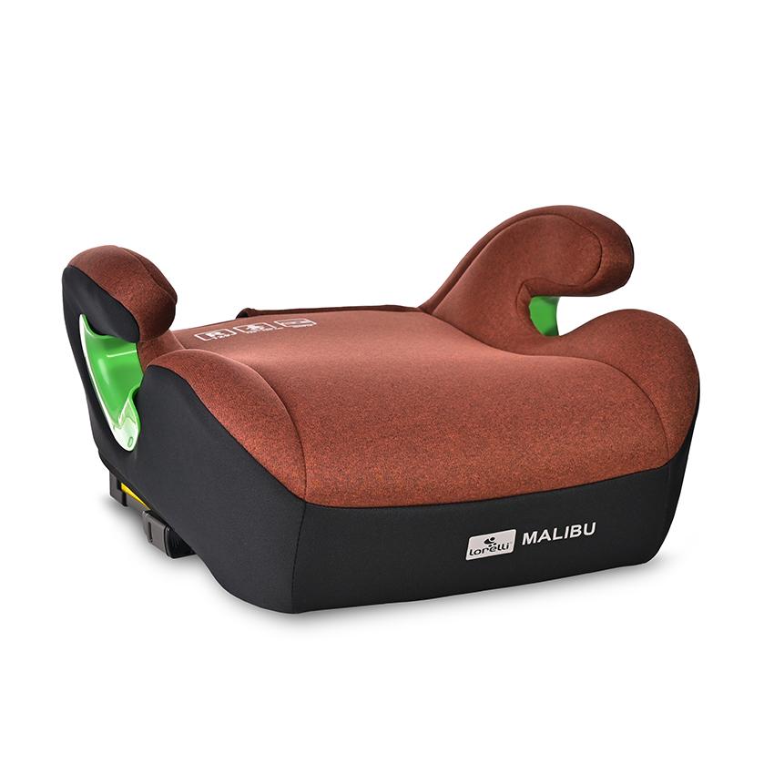 i-Size - Inaltator auto, Malibu, Isofix, 125-150 cm, 6-12 ani, Ginger, bebelorelli.ro