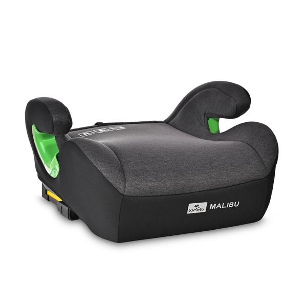 i-Size - Inaltator auto, Malibu, Isofix, 125-150 cm, 6-12 ani, Black, bebelorelli.ro