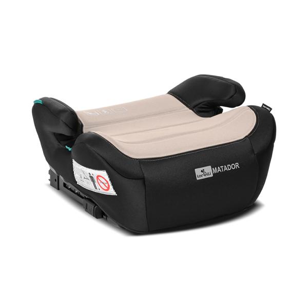 i-Size - Inaltator auto pentru copii, Matador, Beige, Isofix, i-Size, 6-12 ani, 125-150 cm, certificat R129, bebelorelli.ro