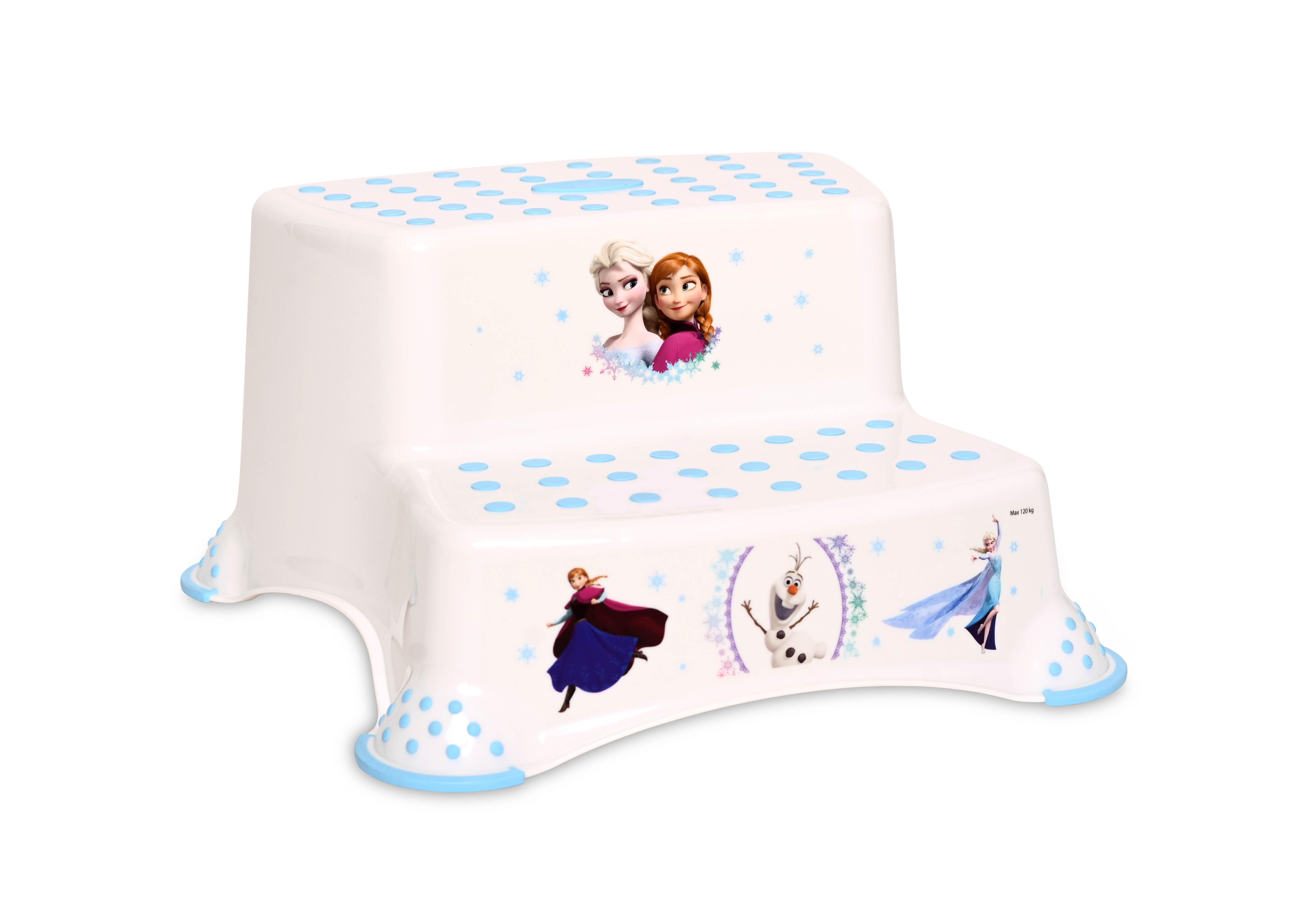 Inaltatoare - Inaltator dublu pentru baie, antiderapant, Disney, Frozen White, bebelorelli.ro