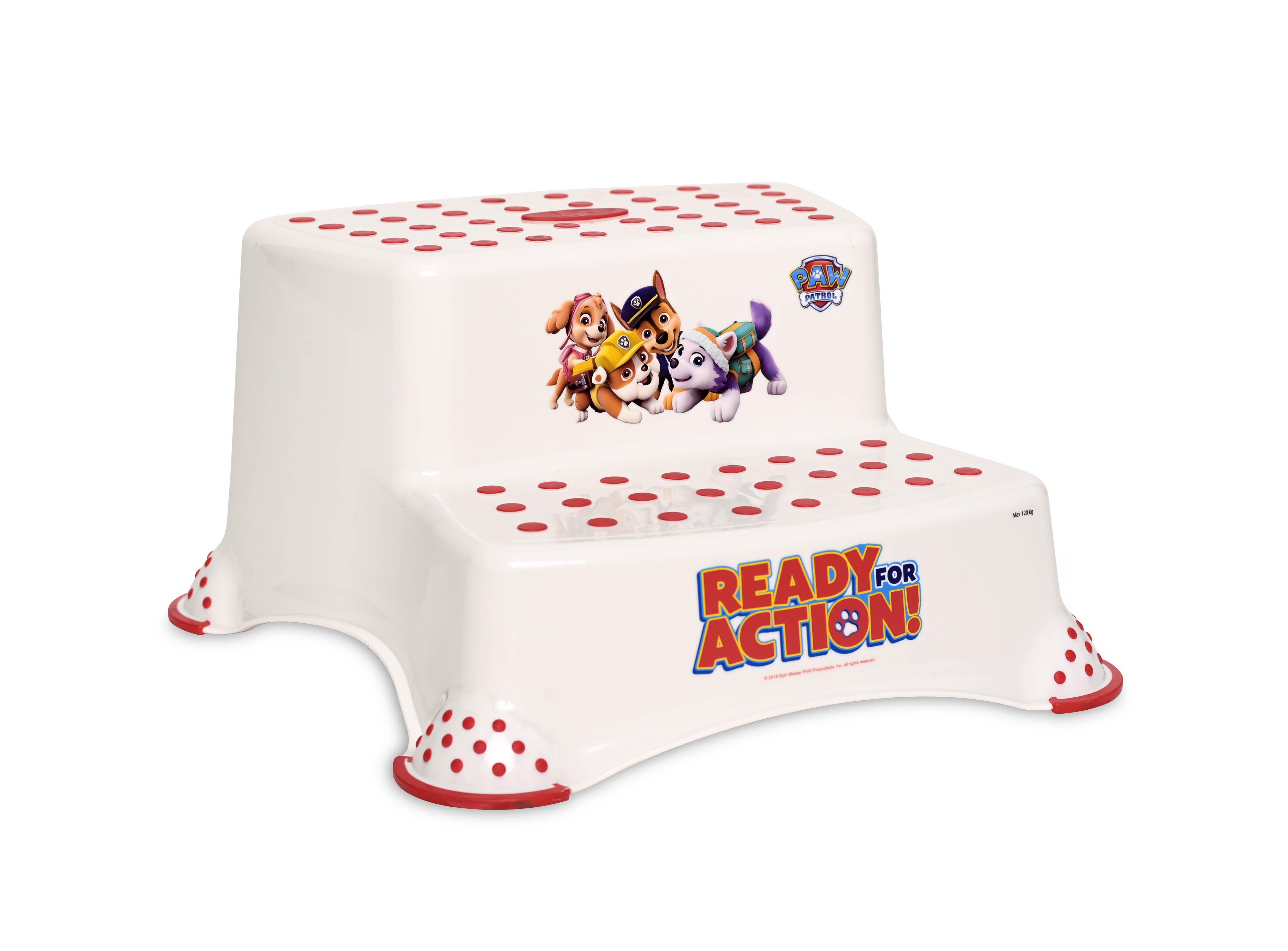 Inaltatoare - Inaltator dublu pentru baie, antiderapant, Disney, Paw Patrol White, bebelorelli.ro