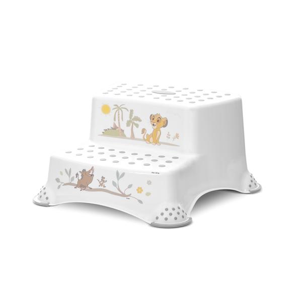 Inaltatoare - Inaltator dublu pentru baie, antiderapant, Disney, Royal Lion, White, bebelorelli.ro