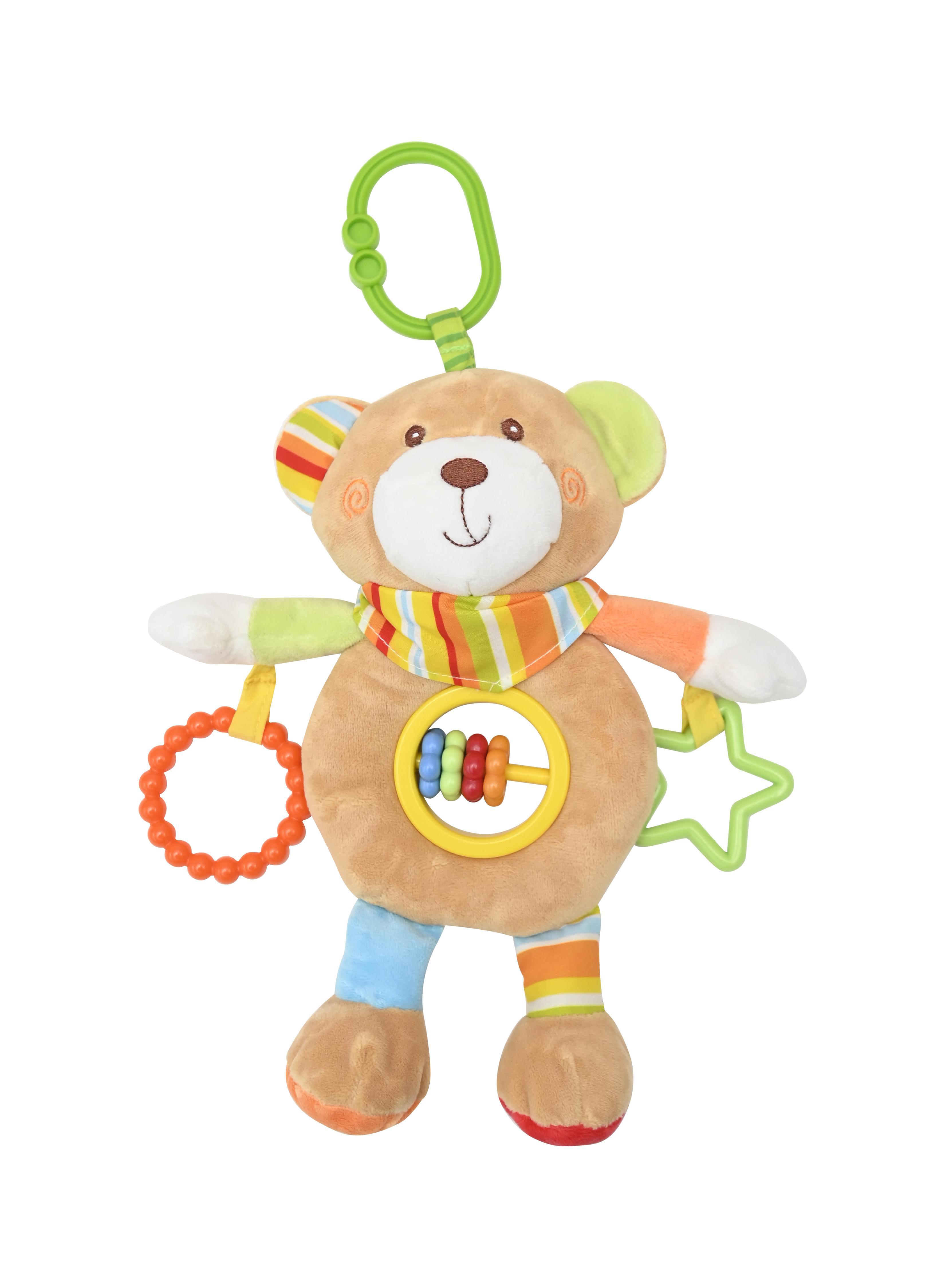 Jucarie de plus, 24 cm, de activitate, 0 luni+, ursulet LORELLI