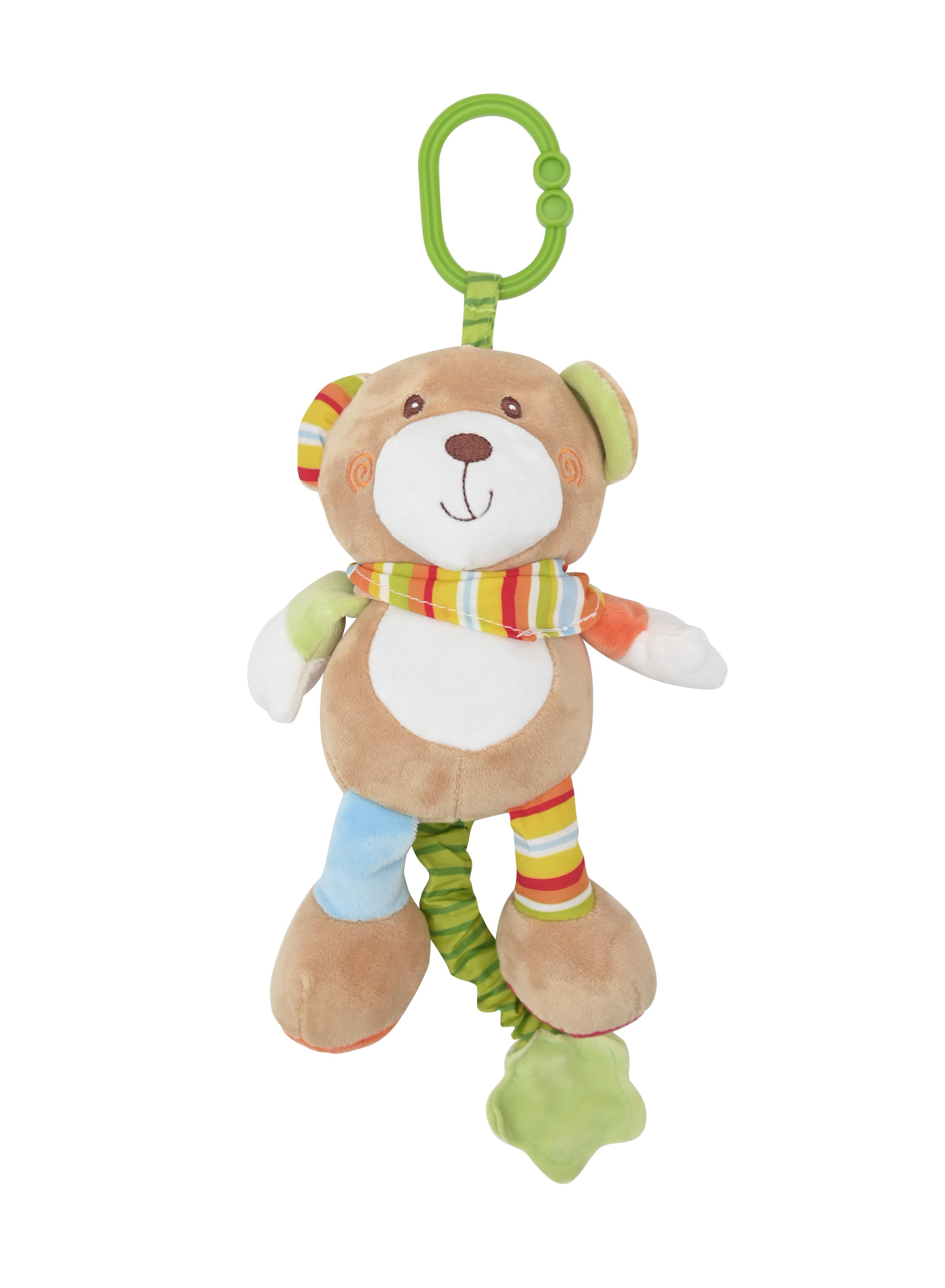 Jucarie de plus, 24 cm, muzicala, 0 luni+, ursulet Lorelli Toys