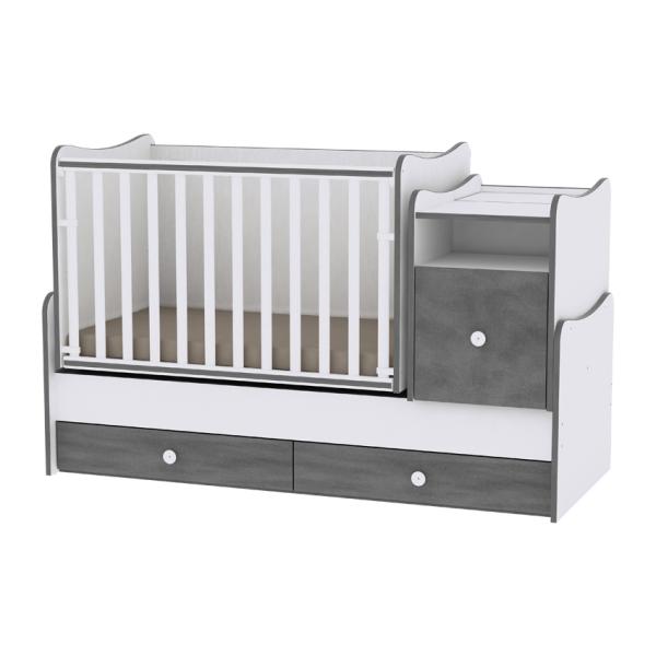 Lichidare de Stoc - Mobilier Trend Plus New, White & Vintage Grey, bebelorelli.ro
