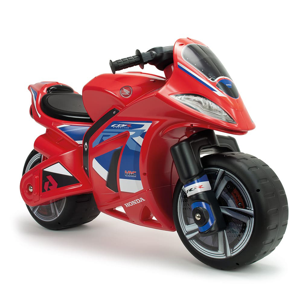 Motociclete - Motocicleta pentru copii Injusa, licenta Honda, GBR Fireblade, design sportiv, 3 ani+, Rosu, bebelorelli.ro