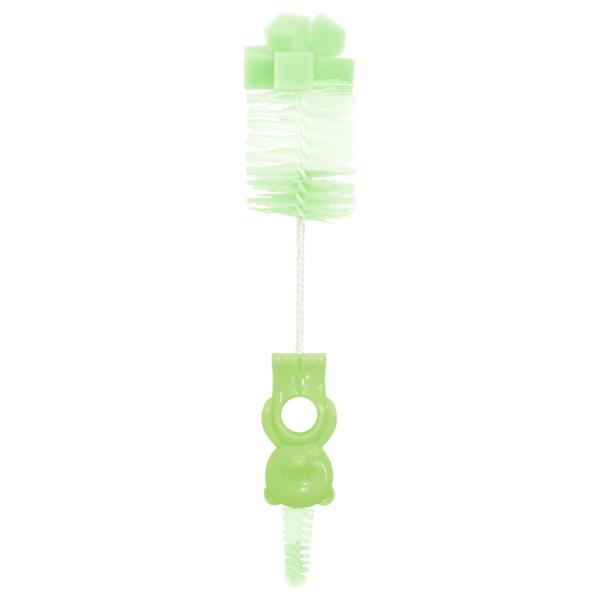 Lichidare de Stoc - Perie de curatat biberoane, tetine si cani, Green, bebelorelli.ro