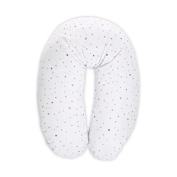 Perne si paturici - Perna multifunctionala, bumbac ranforce, 190 cm, Happy Friends Mint, bebelorelli.ro