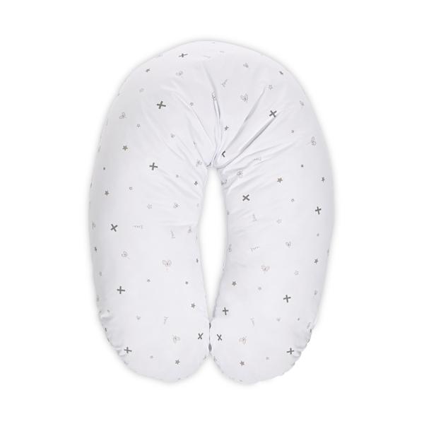Perne si paturici - Perna multifunctionala, bumbac ranforce, 190 cm, Honey Bunny Beige, bebelorelli.ro