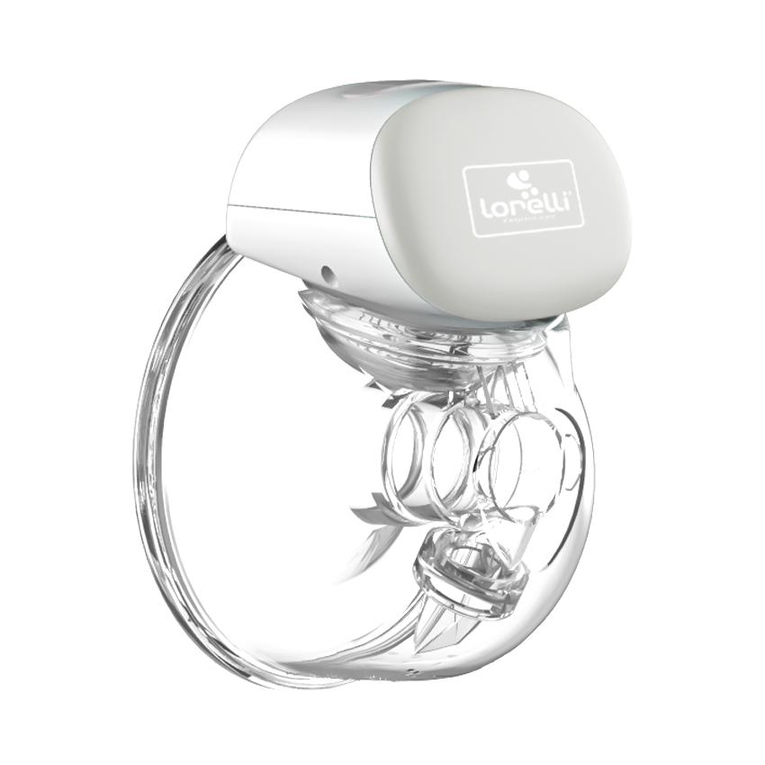 Pompe de san - Pompa de san electrica, portabila, design ergonomic, Hands Free, cu modul masaj, Grey, bebelorelli.ro