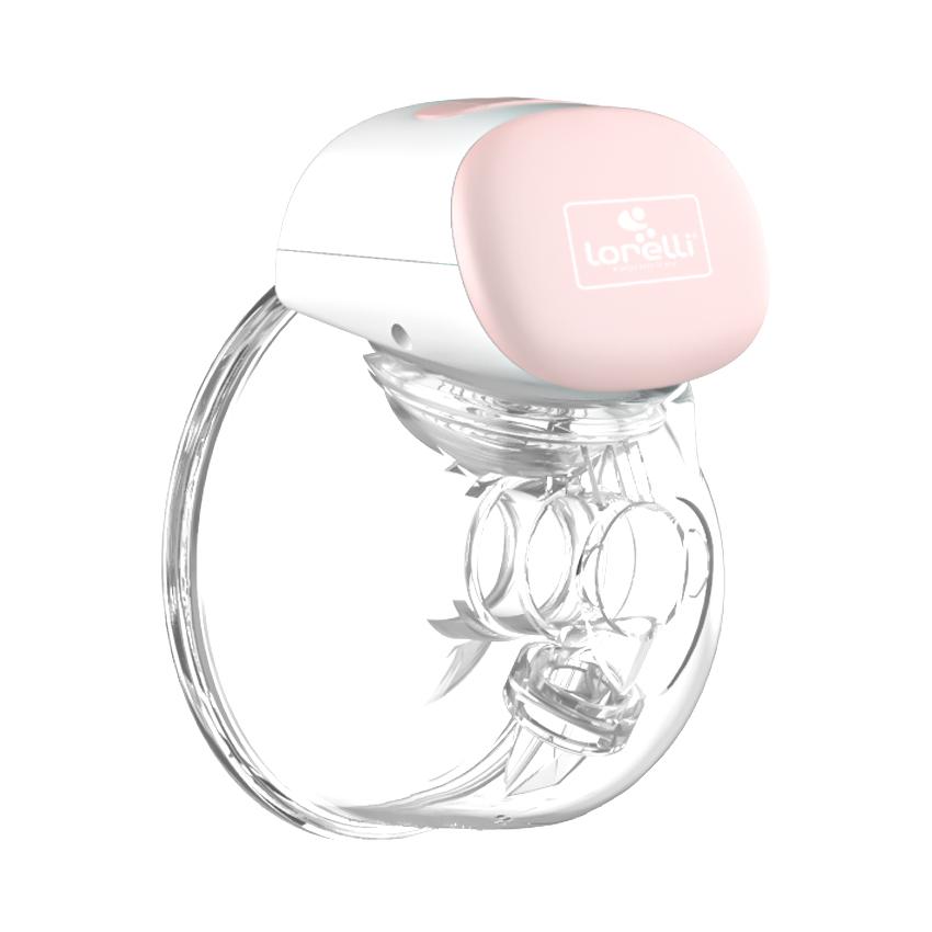 Pompe de san - Pompa de san electrica, portabila, design ergonomic, Hands Free, cu modul masaj, Pink, bebelorelli.ro