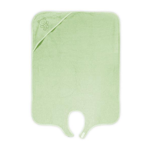 Lichidare de Stoc - Prosop dublu de baie, 80x100 cm, cu capison, Green, bebelorelli.ro